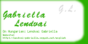 gabriella lendvai business card